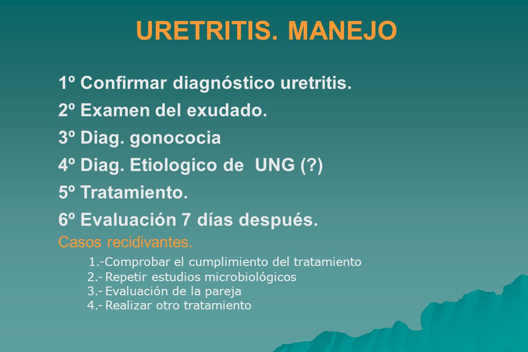 diagnóstico y tratamiento de uretritis masculina en línea